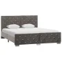 Grauer Samtbettrahmen 140x200 cm von vidaXL, Betten und Lattenroste - Ref: Foro24-286832, Preis: 321,82 €, Rabatt: %