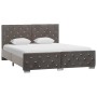 Gray velvet bed frame 140x200 cm by vidaXL, Beds and slatted bases - Ref: Foro24-286832, Price: 334,75 €, Discount: %
