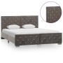 Gray velvet bed frame 140x200 cm by vidaXL, Beds and slatted bases - Ref: Foro24-286832, Price: 334,75 €, Discount: %