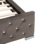 Gray velvet bed frame 140x200 cm by vidaXL, Beds and slatted bases - Ref: Foro24-286832, Price: 334,75 €, Discount: %