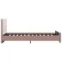Bettgestell aus rosafarbenem Samt, 120 x 200 cm von vidaXL, Betten und Lattenroste - Ref: Foro24-286825, Preis: 311,39 €, Rab...