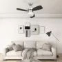 Deckenventilator mit Licht und dunkelbrauner Steuerung 76 cm von vidaXL, Deckenventilatoren - Ref: Foro24-51493, Preis: 113,4...