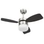 Deckenventilator mit Licht und dunkelbrauner Steuerung 76 cm von vidaXL, Deckenventilatoren - Ref: Foro24-51493, Preis: 113,4...
