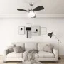 Deckenventilator mit Licht und dunkelbrauner Steuerung 76 cm von vidaXL, Deckenventilatoren - Ref: Foro24-51493, Preis: 113,4...
