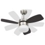 Ceiling fan with light with dark brown control 76 cm by vidaXL, Ceiling fans - Ref: Foro24-51493, Price: 115,24 €, Discount: %