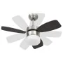 Deckenventilator mit Licht und dunkelbrauner Steuerung 76 cm von vidaXL, Deckenventilatoren - Ref: Foro24-51493, Preis: 113,4...