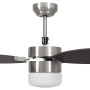 Ceiling fan with light with dark brown control 76 cm by vidaXL, Ceiling fans - Ref: Foro24-51493, Price: 115,24 €, Discount: %
