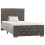 Estructura de cama de terciopelo gris 90x200 cm de vidaXL, Camas y somieres - Ref: Foro24-286829, Precio: 215,38 €, Descuento: %