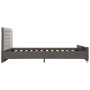 Estructura de cama de terciopelo gris 180x200 cm de vidaXL, Camas y somieres - Ref: Foro24-286834, Precio: 319,15 €, Descuent...