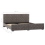 Estructura de cama de terciopelo gris 180x200 cm de vidaXL, Camas y somieres - Ref: Foro24-286834, Precio: 319,15 €, Descuent...