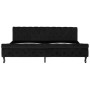 Black velvet bed frame 200x200 cm by vidaXL, Beds and slatted bases - Ref: Foro24-288556, Price: 368,88 €, Discount: %