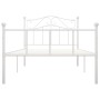 Bettgestell aus weißem Metall, 90 x 200 cm von vidaXL, Betten und Lattenroste - Ref: Foro24-284516, Preis: 113,86 €, Rabatt: %