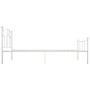 Bettgestell aus weißem Metall, 90 x 200 cm von vidaXL, Betten und Lattenroste - Ref: Foro24-284516, Preis: 113,86 €, Rabatt: %