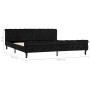 Black velvet bed frame 200x200 cm by vidaXL, Beds and slatted bases - Ref: Foro24-288556, Price: 368,88 €, Discount: %
