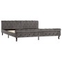 Estructura de cama terciopelo gris 200x200 cm de vidaXL, Camas y somieres - Ref: Foro24-288563, Precio: 392,84 €, Descuento: %