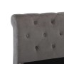 Estructura de cama terciopelo gris 200x200 cm de vidaXL, Camas y somieres - Ref: Foro24-288563, Precio: 392,84 €, Descuento: %