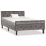 Estructura de cama de terciopelo gris 100x200 cm de vidaXL, Camas y somieres - Ref: Foro24-288558, Precio: 248,84 €, Descuent...