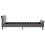 Estructura de cama de terciopelo gris 100x200 cm de vidaXL, Camas y somieres - Ref: Foro24-288558, Precio: 251,01 €, Descuent...