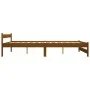 Estructura de cama madera maciza pino marrón miel 120x200 cm de vidaXL, Camas y somieres - Ref: Foro24-322007, Precio: 104,94...