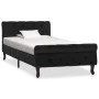Estructura de cama de terciopelo negro 90x200 cm de vidaXL, Camas y somieres - Ref: Foro24-288550, Precio: 287,48 €, Descuent...