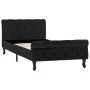 Black velvet bed frame 90x200 cm by vidaXL, Beds and slatted bases - Ref: Foro24-288550, Price: 292,17 €, Discount: %