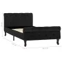 Estructura de cama de terciopelo negro 90x200 cm de vidaXL, Camas y somieres - Ref: Foro24-288550, Precio: 287,48 €, Descuent...