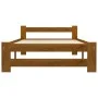 Estructura de cama madera maciza pino marrón miel 90x200 cm de vidaXL, Camas y somieres - Ref: Foro24-322005, Precio: 97,27 €...
