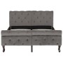 Estructura de cama de terciopelo gris 120x200 cm de vidaXL, Camas y somieres - Ref: Foro24-288559, Precio: 341,52 €, Descuent...