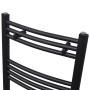Schwarzer gebogener Badheizkörper 500 x 764 mm von vidaXL, Heizkörper - Ref: Foro24-141913, Preis: 70,87 €, Rabatt: %