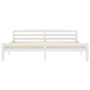 Estructura de cama de madera maciza de pino blanca 180x200 cm de vidaXL, Camas y somieres - Ref: Foro24-322073, Precio: 150,7...