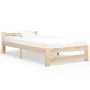 Estructura de cama de madera maciza de pino 100x200 cm de vidaXL, Camas y somieres - Ref: Foro24-321992, Precio: 93,18 €, Des...