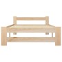 Estructura de cama de madera maciza de pino 100x200 cm de vidaXL, Camas y somieres - Ref: Foro24-321992, Precio: 82,85 €, Des...