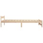 Estructura de cama de madera maciza de pino 100x200 cm de vidaXL, Camas y somieres - Ref: Foro24-321992, Precio: 82,85 €, Des...