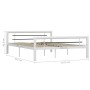 Schwarz-weißes Metallbettgestell 160x200 cm von vidaXL, Betten und Lattenroste - Ref: Foro24-284548, Preis: 162,84 €, Rabatt: %
