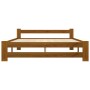 Estructura de cama madera maciza pino marrón miel 180x200 cm de vidaXL, Camas y somieres - Ref: Foro24-322010, Precio: 157,24...