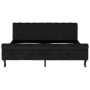 Estructura de cama de terciopelo negro 160x200 cm de vidaXL, Camas y somieres - Ref: Foro24-288554, Precio: 369,24 €, Descuen...