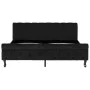 Estructura de cama de terciopelo negro 160x200 cm de vidaXL, Camas y somieres - Ref: Foro24-288554, Precio: 369,41 €, Descuen...