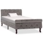 Gray velvet bed frame 90x200 cm by vidaXL, Beds and slatted bases - Ref: Foro24-288557, Price: 262,35 €, Discount: %