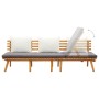 Garden sofa solid acacia wood 200x65 cm by vidaXL, Beds and slatted bases - Ref: Foro24-316263, Price: 344,80 €, Discount: %