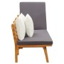 Garden sofa solid acacia wood 200x65 cm by vidaXL, Beds and slatted bases - Ref: Foro24-316263, Price: 344,80 €, Discount: %