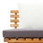 Gartensofa aus massivem Akazienholz 200x65 cm von vidaXL, Betten und Lattenroste - Ref: Foro24-316263, Preis: 344,80 €, Rabat...
