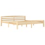 Estructura de cama de madera maciza de pino 180x200 cm de vidaXL, Camas y somieres - Ref: Foro24-322066, Precio: 173,44 €, De...