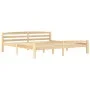 Solid pine wood bed frame 180x200 cm by vidaXL, Beds and slatted bases - Ref: Foro24-322066, Price: 170,88 €, Discount: %