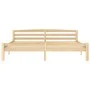 Solid pine wood bed frame 180x200 cm by vidaXL, Beds and slatted bases - Ref: Foro24-322066, Price: 170,88 €, Discount: %