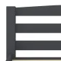 Dark gray pine solid wood bed frame 140x200 cm by vidaXL, Beds and slatted bases - Ref: Foro24-322092, Price: 130,89 €, Disco...
