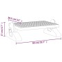 Schwarzer Fußhocker 50x30,5x17 cm von vidaXL, Osmanen - Ref: Foro24-51728, Preis: 34,11 €, Rabatt: %