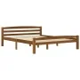 Estructura de cama madera maciza pino marrón miel 160x200 cm de vidaXL, Camas y somieres - Ref: Foro24-322079, Precio: 169,92...