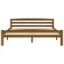 Estructura de cama madera maciza pino marrón miel 160x200 cm de vidaXL, Camas y somieres - Ref: Foro24-322079, Precio: 169,92...