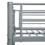 Gray metal bunk bed frame 140x200 cm/90x200 cm by vidaXL, Beds and slatted bases - Ref: Foro24-287904, Price: 271,03 €, Disco...