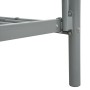 Estructura de litera de metal gris 140x200 cm/90x200 cm de vidaXL, Camas y somieres - Ref: Foro24-287904, Precio: 270,19 €, D...